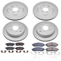 Power Stop 2019 Nissan Frontier Front & Rear Z17 Evolution Geomet Coated Brake Kit