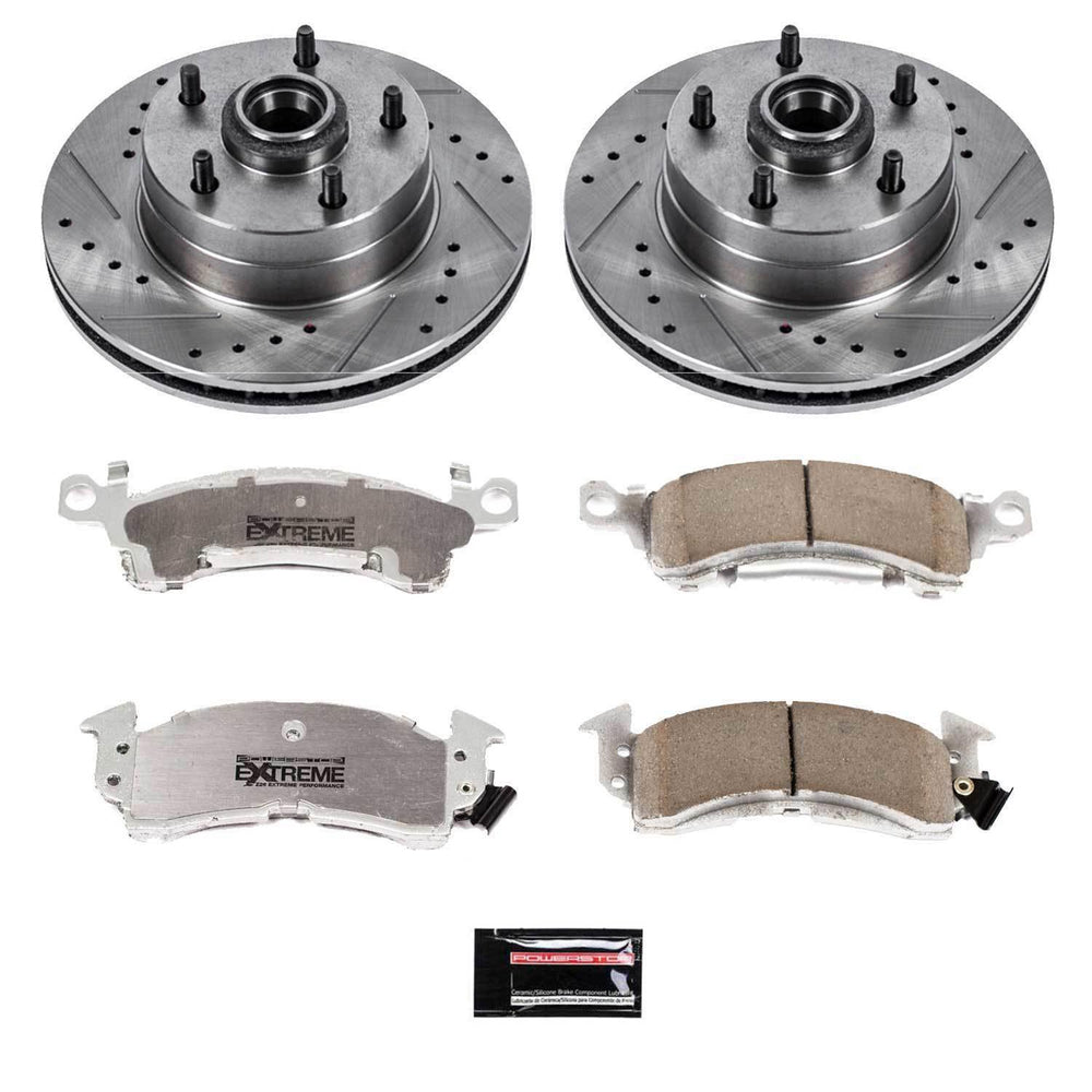 Power Stop 73-74 Buick Apollo Front & Rear Z26 Street Warrior Brake Kit