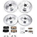 Power Stop 06-07 Subaru Impreza Front & Rear Z26 Street Warrior Brake Kit