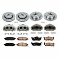 Power Stop 06-10 Jeep Commander Autospecialty Kit w/ Calipers - Front and Rear