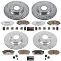 Power Stop 04-08 Mazda RX-8 Front & Rear Z26 Street Warrior Brake Kit