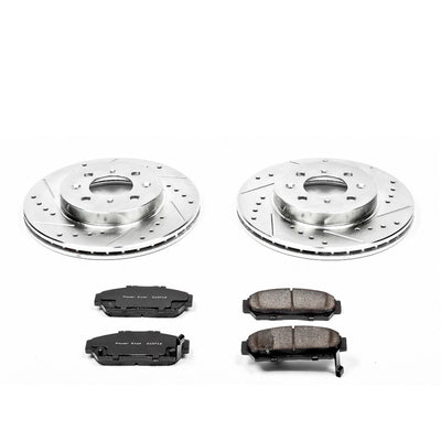 Power Stop 94-01 Acura Integra Front Z23 Evolution Sport Brake Kit w/Calipers