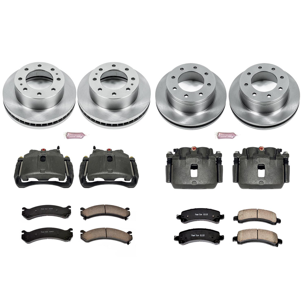 Power Stop 03-17 Chevrolet Express 2500 Front & Rear Autospecialty Brake Kit w/Calipers