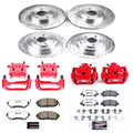 Power Stop 02-04 Subaru Legacy Front & Rear Z26 Street Warrior Brake Kit w/Calipers