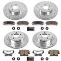 Power Stop 05-19 Chrysler 300 Front & Rear Z26 Street Warrior Brake Kit