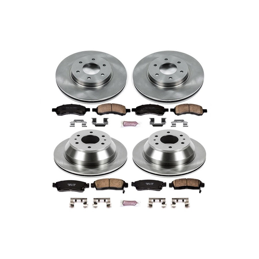 Power Stop 06-09 Chevrolet Trailblazer Front & Rear Autospecialty Brake Kit