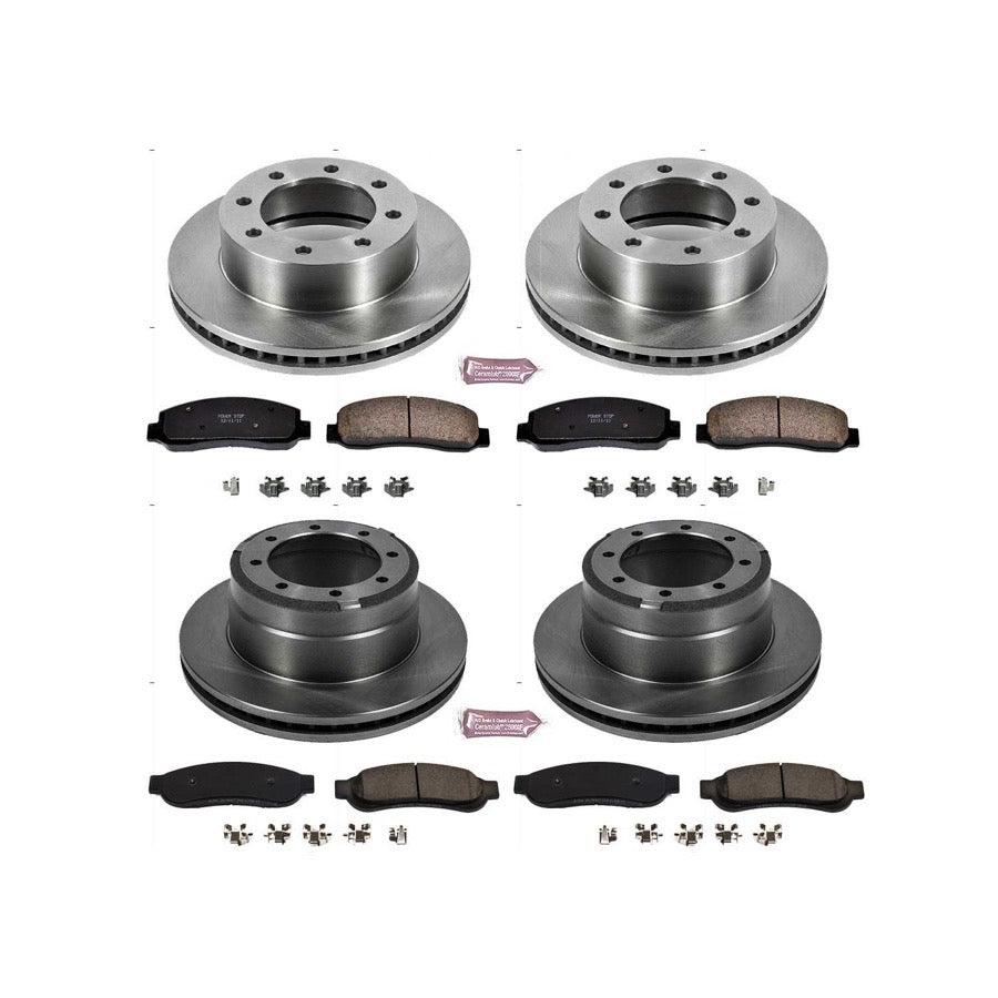 Power Stop 2011 Ford F-350 Super Duty Front & Rear Autospecialty Brake Kit