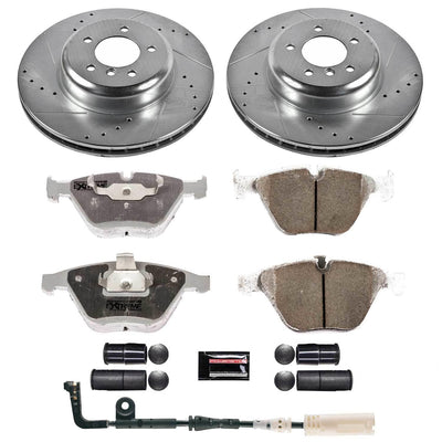 Power Stop 08-10 BMW 535i Front & Rear Z26 Street Warrior Brake Kit