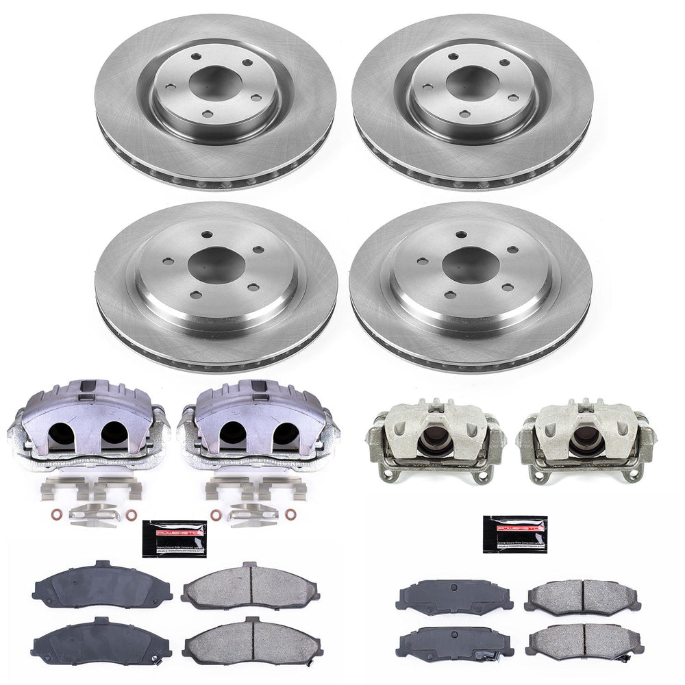 Power Stop 05-13 Chevrolet Corvette Front & Rear Autospecialty Brake Kit w/Calipers