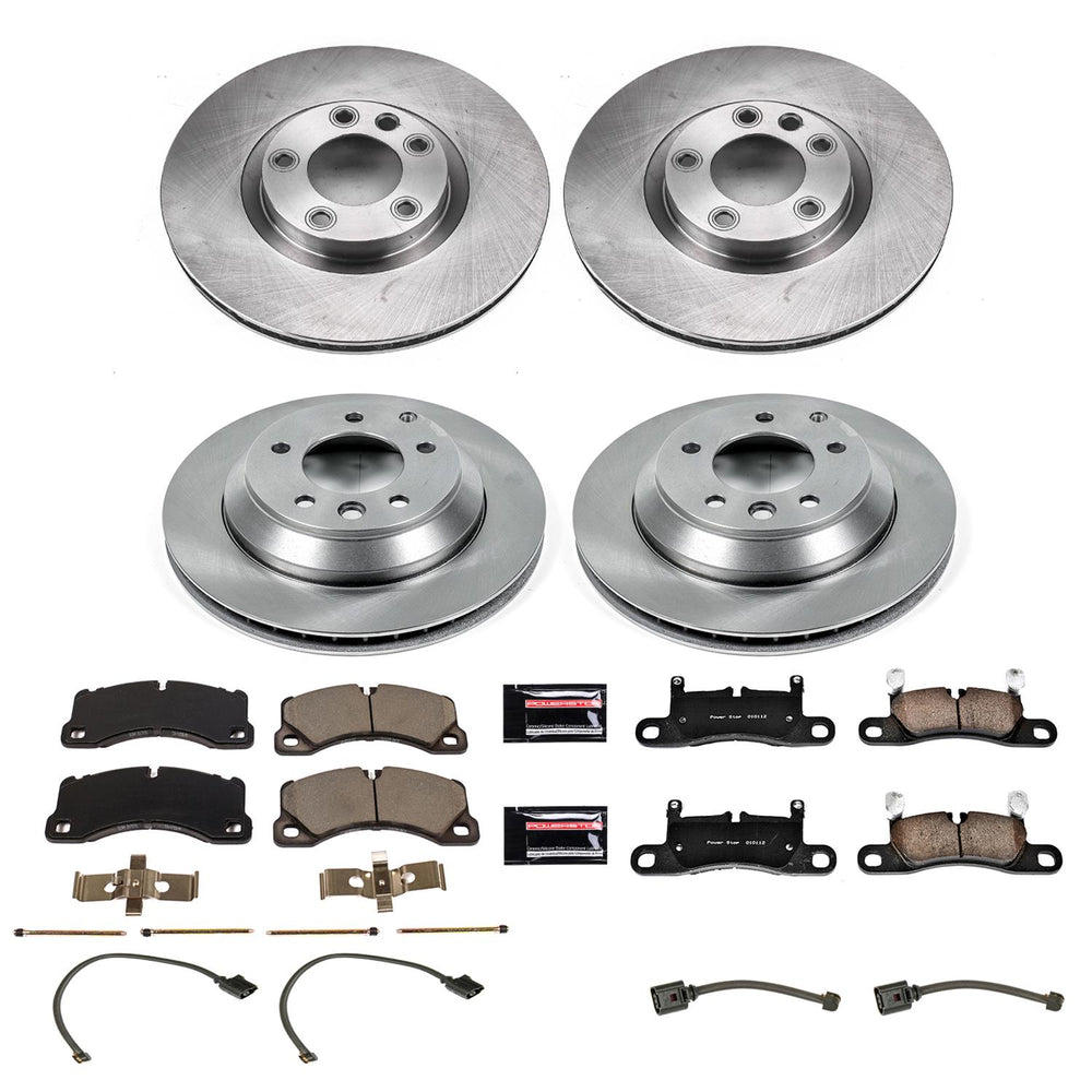 Power Stop 11-18 Porsche Cayenne Front & Rear Autospecialty Brake Kit