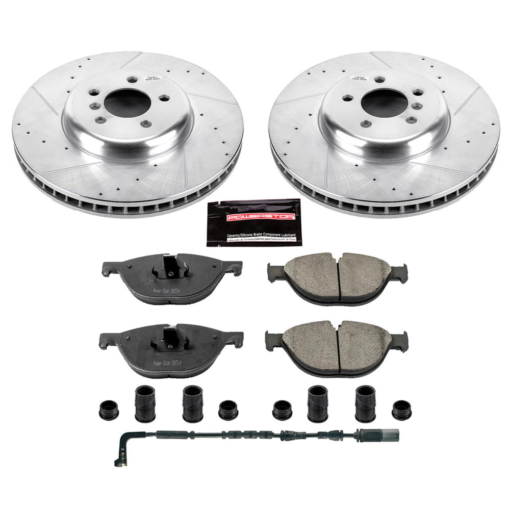 Power Stop 2009 BMW 750i Front Z23 Evolution Brake Kit