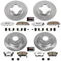 Power Stop 1997 Acura CL Front & Rear Z26 Street Warrior Brake Kit