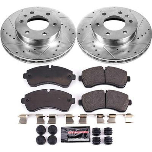 Power Stop 07-09 Dodge Sprinter 3500 Front & Rear Z23 Evolution Sport Brake Kit