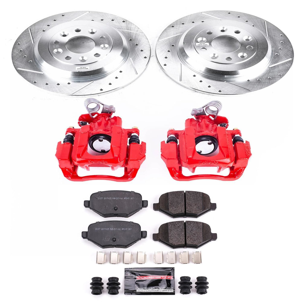 Power Stop 2009 Ford Flex Rear Z23 Evolution Sport Brake Kit w/Calipers