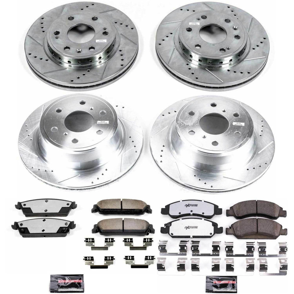 Power Stop 08-14 Chevrolet Tahoe Front & Rear Z36 Truck & Tow Brake Kit