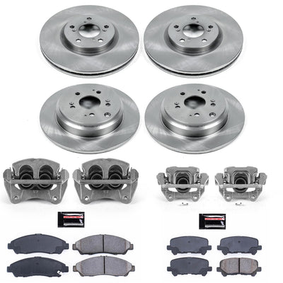 Power Stop 07-13 Acura MDX Autospecialty Kit w/ Calipers - Front and Rear