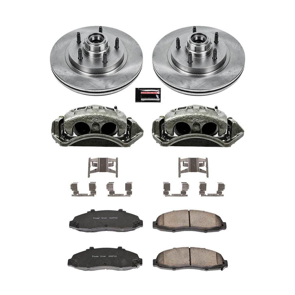 Power Stop 97-00 Ford F-150 Front Autospecialty Kit w/Cals
