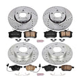 Power Stop 02-04 Audi A4 Front & Rear Z23 Evolution Sport Brake Kit