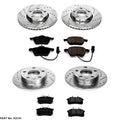 Power Stop 02-04 Audi A4 Front & Rear Z23 Evolution Sport Brake Kit