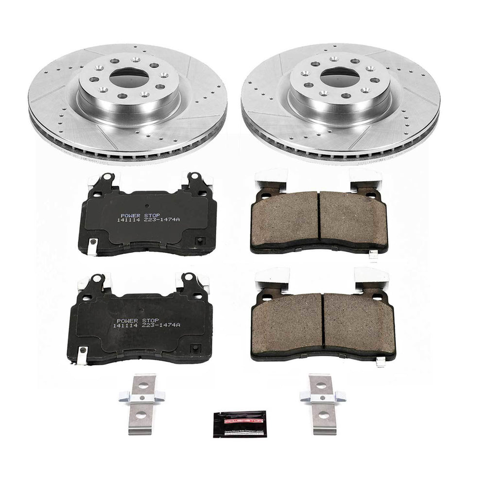 Power Stop 16-19 Chevrolet Camaro Front & Rear Z23 Evolution Sport Brake Kit