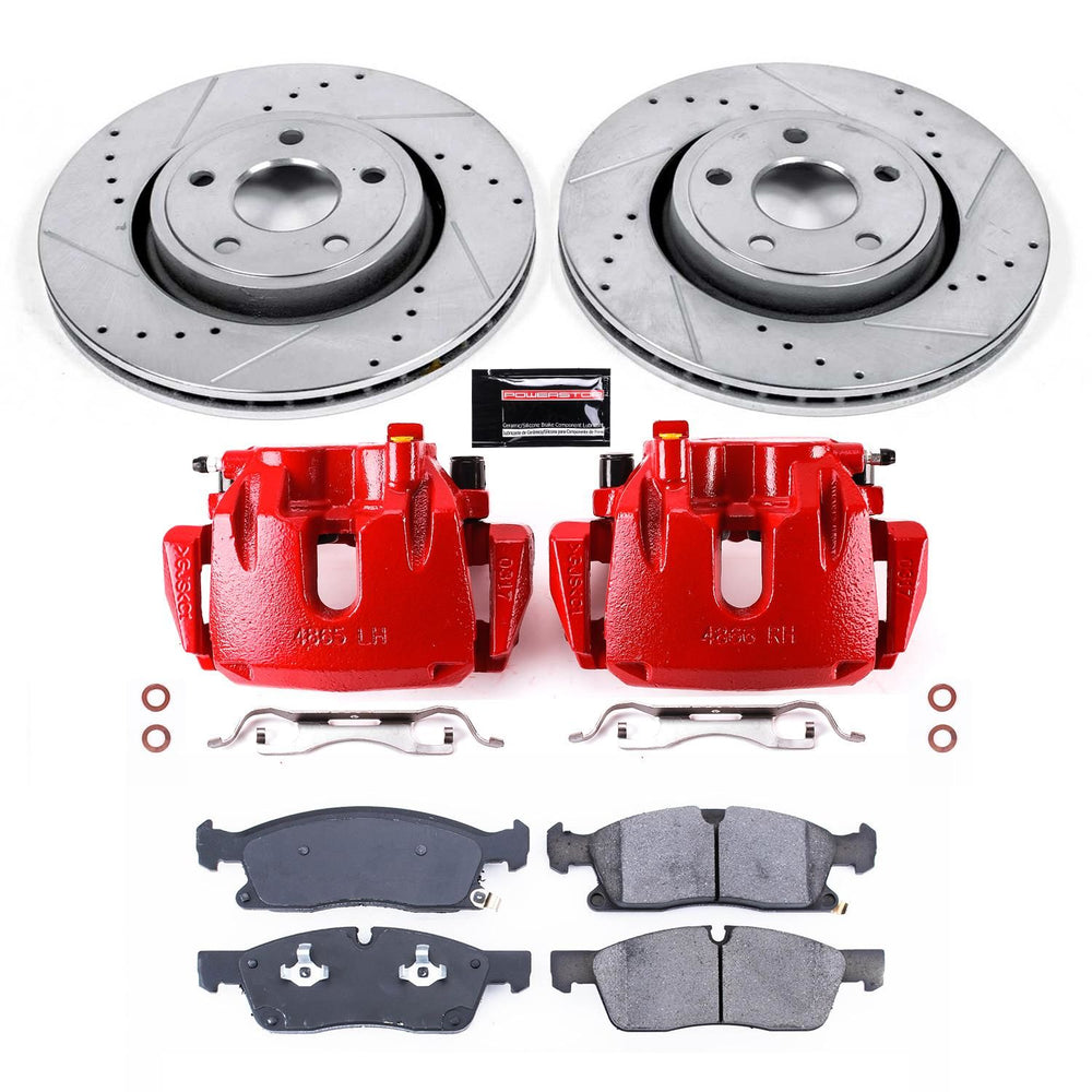 Power Stop 16-19 Jeep Grand Cherokee Front Z23 Evolution Sport Brake Kit w/Calipers
