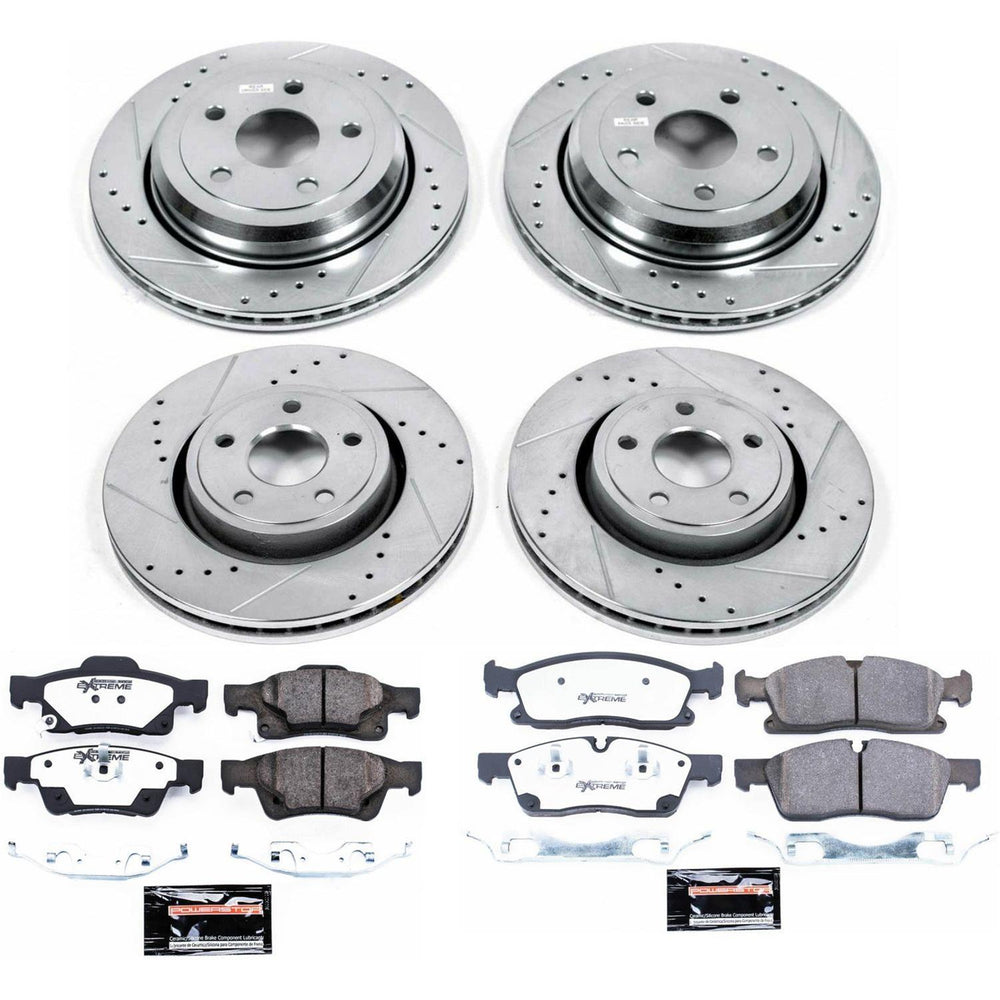 Power Stop 13-16 Dodge Durango Front & Rear Z36 Truck & Tow Brake Kit