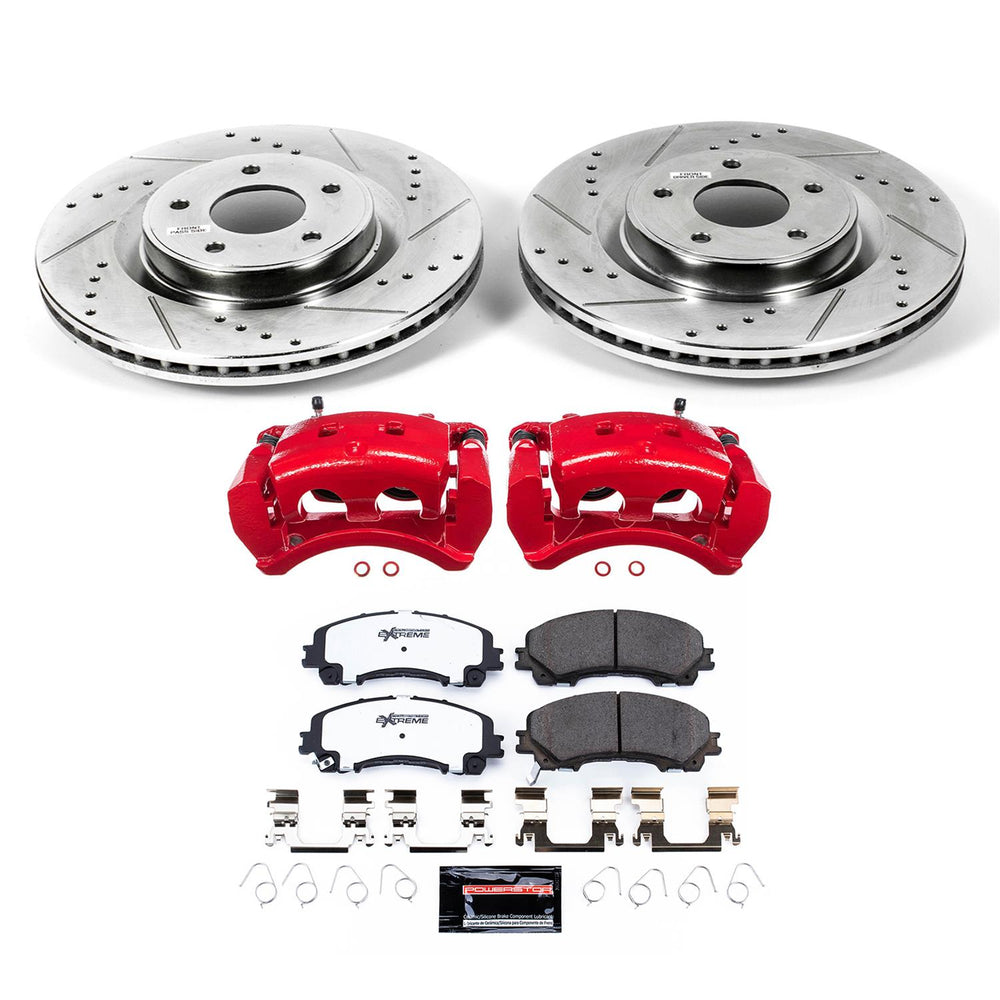 Power Stop 16-17 Infiniti QX50 Front Z26 Street Kit w/Cals