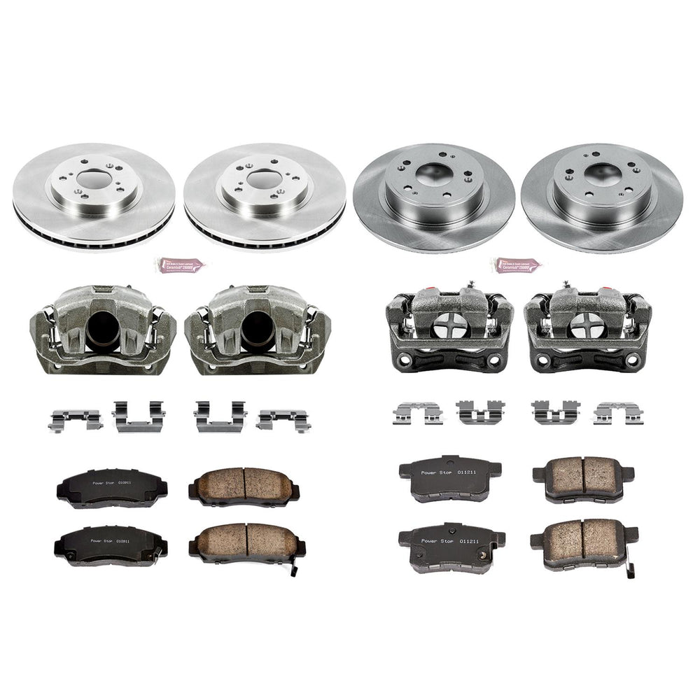 Power Stop 09-10 Acura TSX Front & Rear Autospecialty Brake Kit w/Calipers