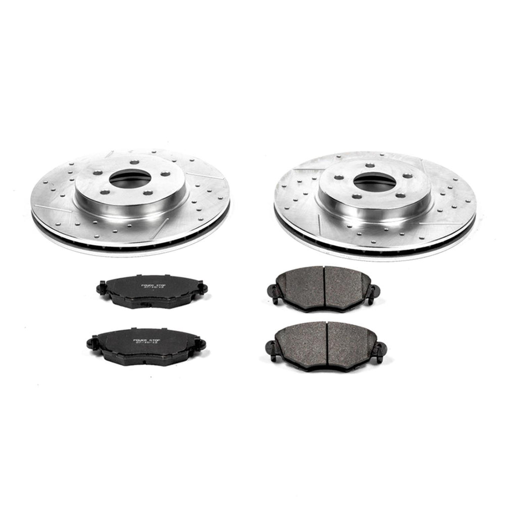 Power Stop 02-05 Jaguar X-Type Front & Rear Z23 Evolution Sport Brake Kit