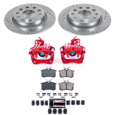Power Stop 10-13 Audi A3 Rear Z23 Evolution Sport Brake Kit w/Calipers