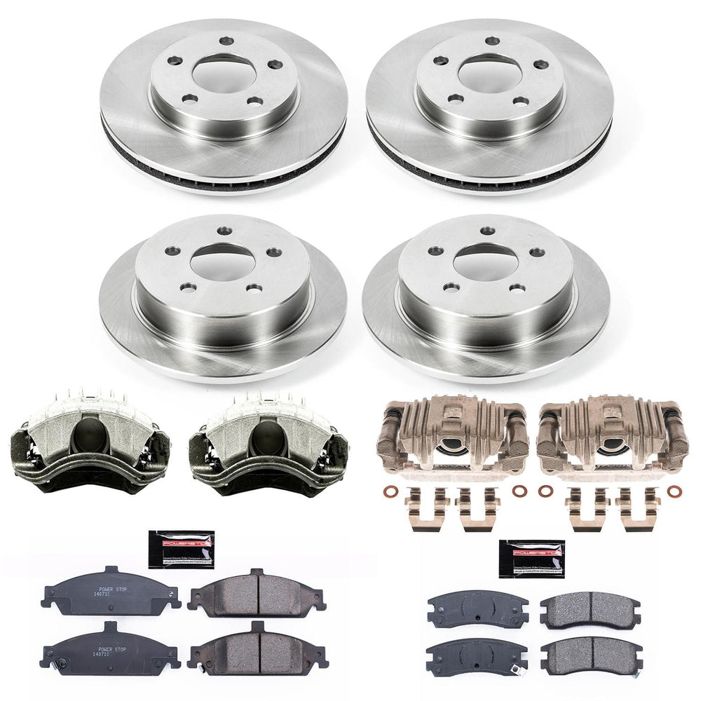Power Stop 99-04 Oldsmobile Alero Front & Rear Autospecialty Brake Kit w/Calipers