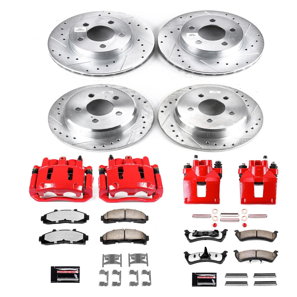 Power Stop 95-01 Ford Explorer Front & Rear Z36 Truck & Tow Brake Kit w/Calipers