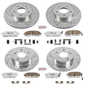 Power Stop 96-99 Infiniti I30 Front & Rear Z26 Street Warrior Brake Kit