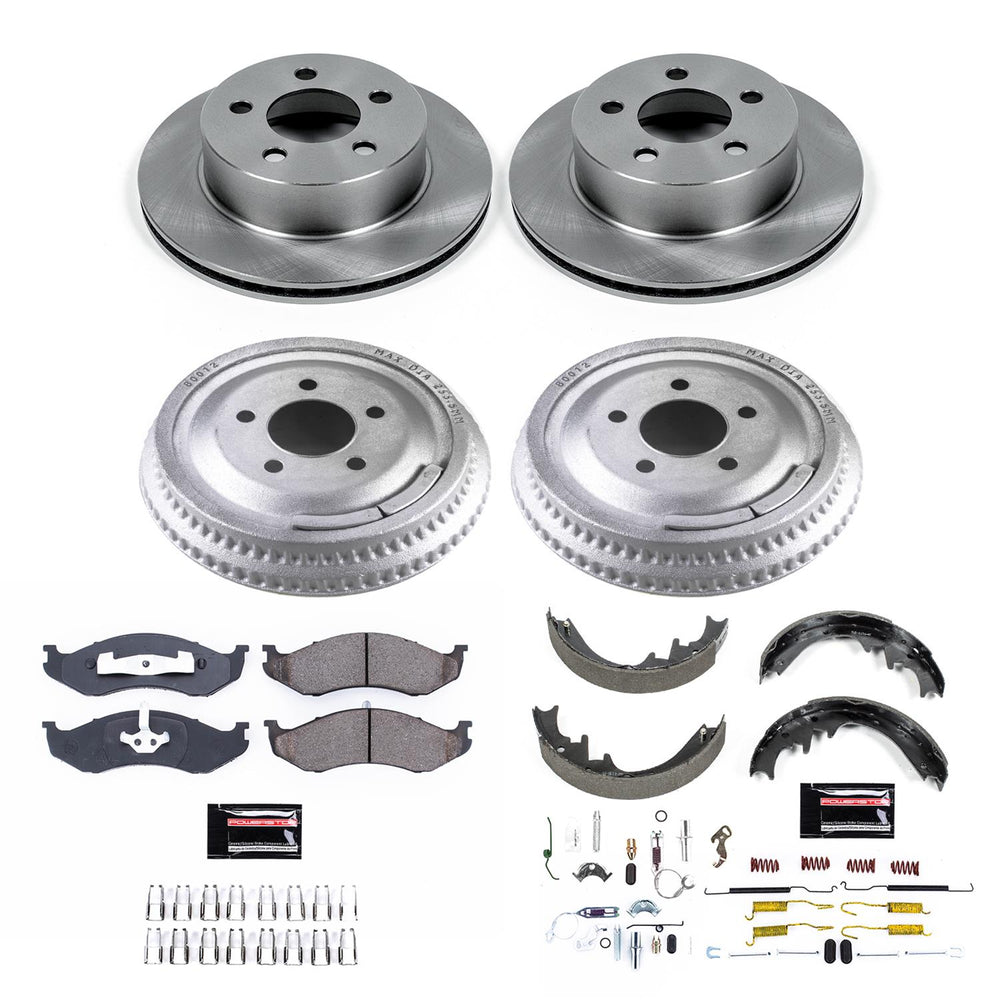 Power Stop 99-01 Jeep Cherokee Front & Rear Autospecialty Brake Kit