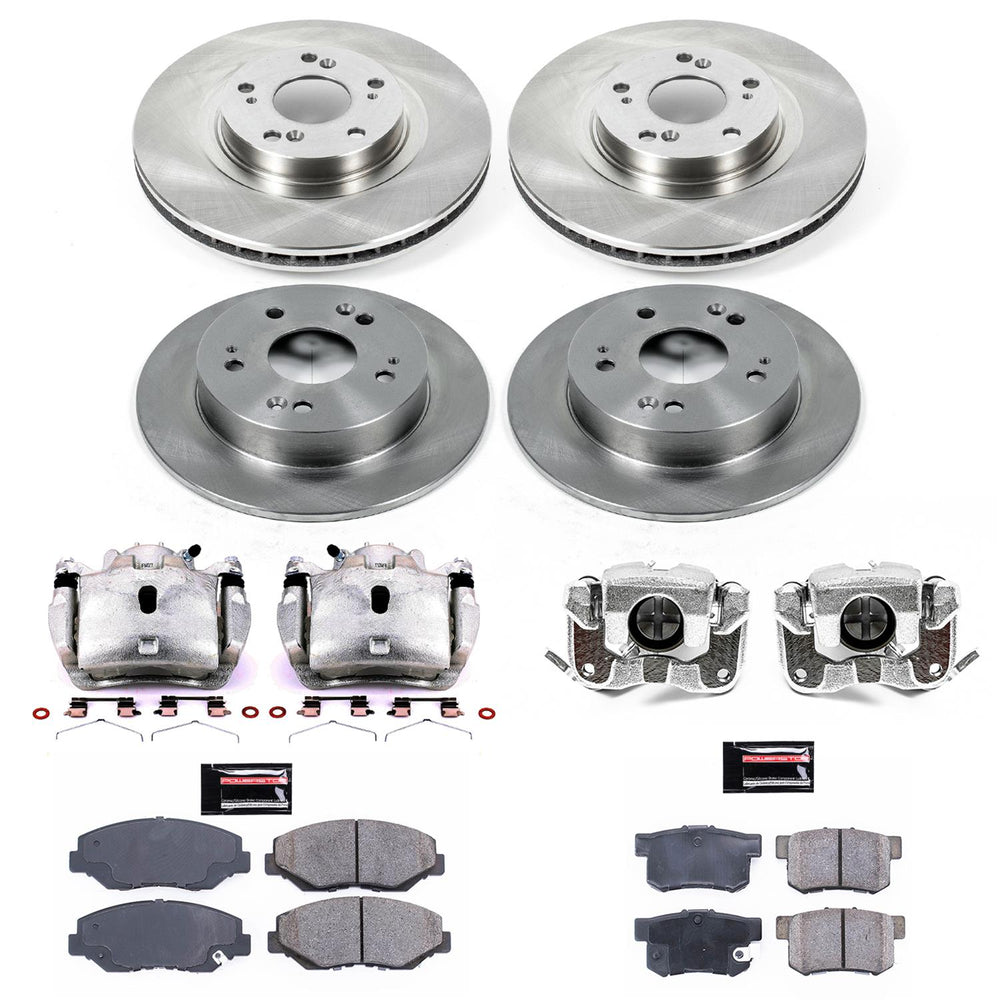 Power Stop 13-15 Acura ILX Front & Rear Autospecialty Brake Kit w/Calipers