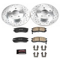 Power Stop 1993 Cadillac Allante Rear Z23 Evolution Sport Brake Kit w/Calipers