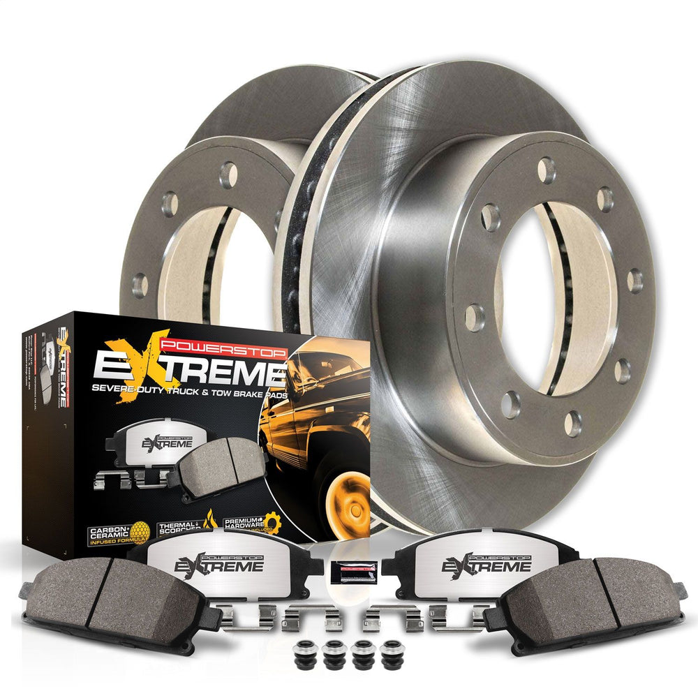 Power Stop 03-09 GMC C4500 Topkick Rear Medium Duty Kit