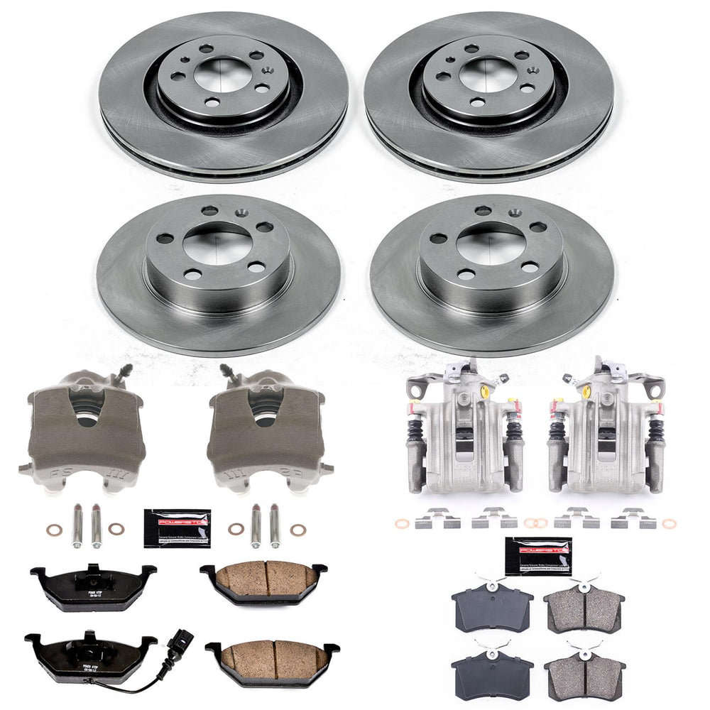 Power Stop 1999 Volkswagen Beetle Front & Rear Autospecialty Brake Kit w/Calipers