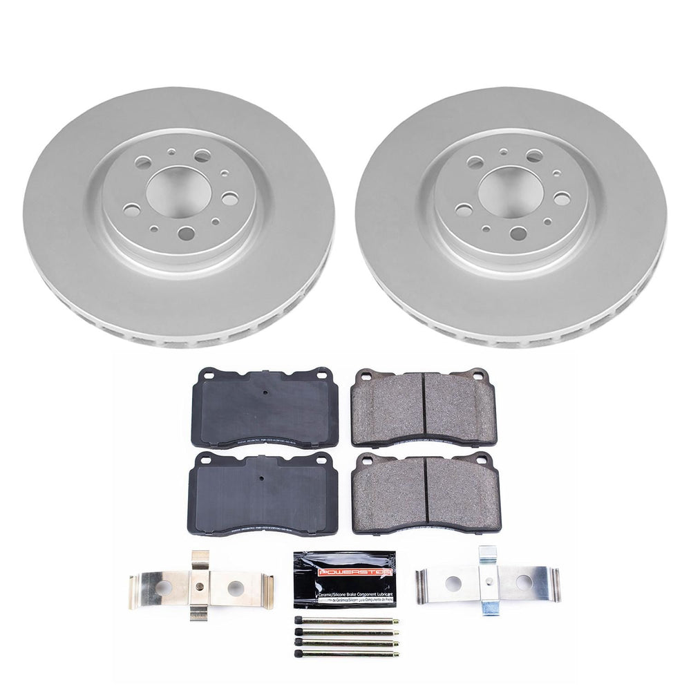 Power Stop 04-07 Volvo S60 Front Z23 Evolution Coated Brake Kit