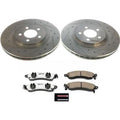 Power Stop 1999 Ford Mustang Front Z26 Street Warrior Brake Kit w/Calipers