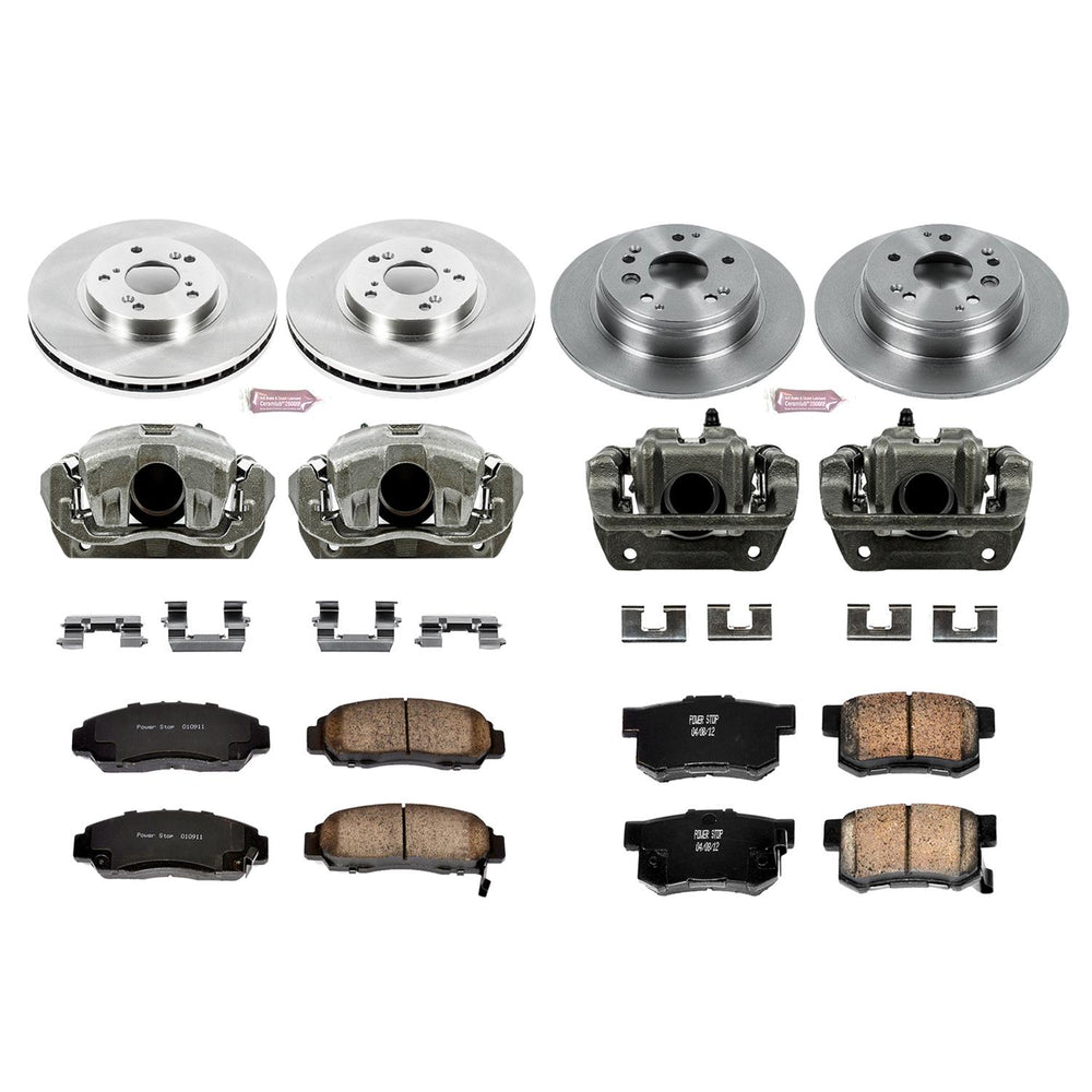 Power Stop 04-08 Acura TL Front & Rear Autospecialty Brake Kit w/Calipers