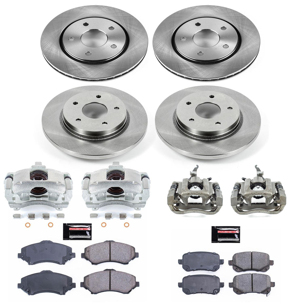 Power Stop 09-12 Dodge Journey Front & Rear Autospecialty Brake Kit w/Calipers