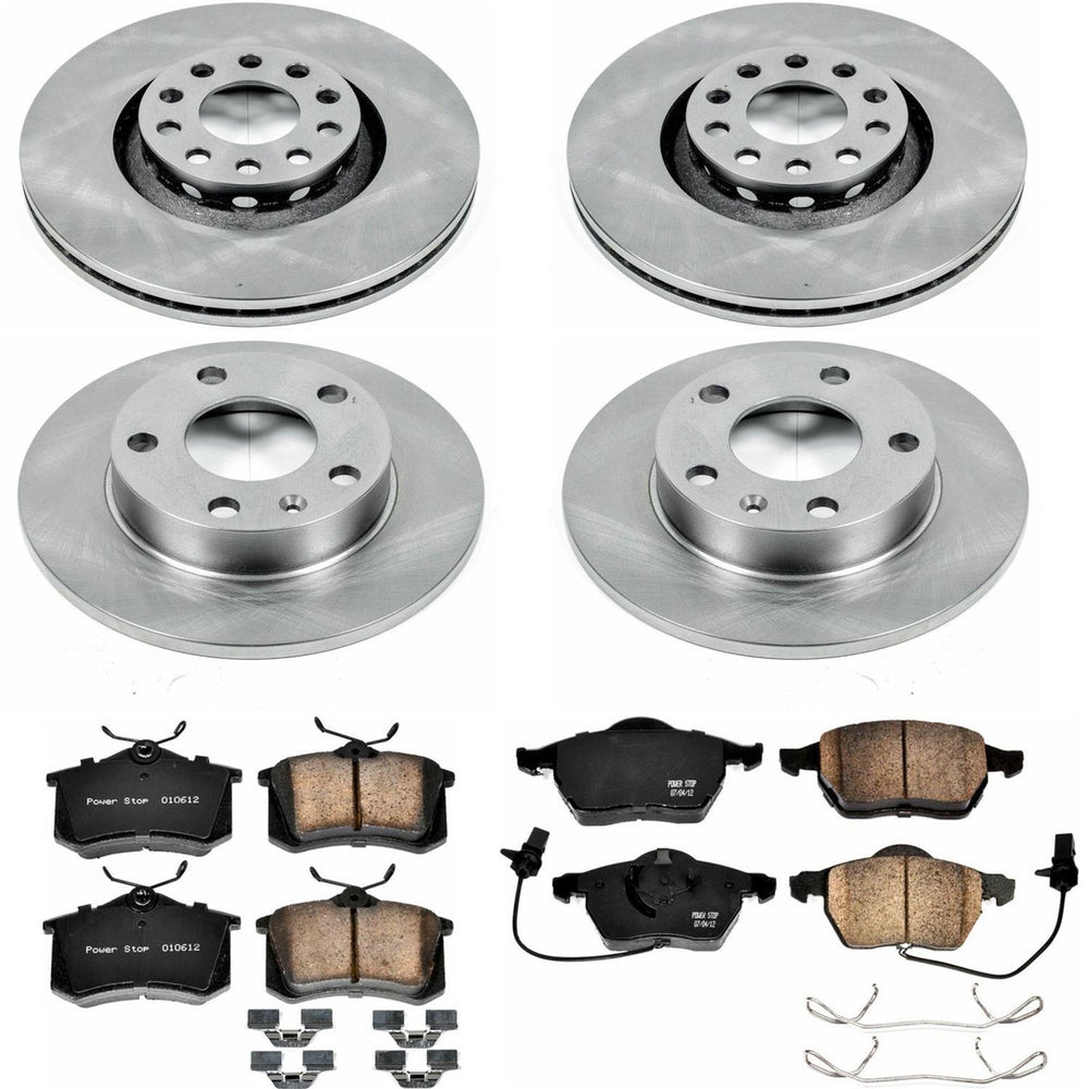 Power Stop 04-05 Audi A4 Quattro Front & Rear Autospecialty Brake Kit
