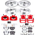 Power Stop 03-06 Pontiac Vibe Front & Rear Z26 Street Warrior Brake Kit w/Calipers