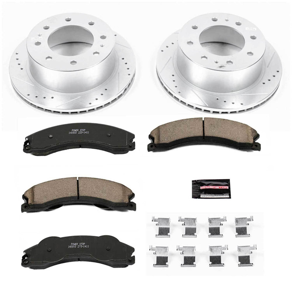Power Stop 11-20 GMC Sierra 3500 HD Rear Z23 Evolution Brake Kit