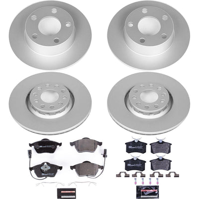 Power Stop 99-04 Audi A6 Quattro Front & Rear Euro-Stop Brake Kit