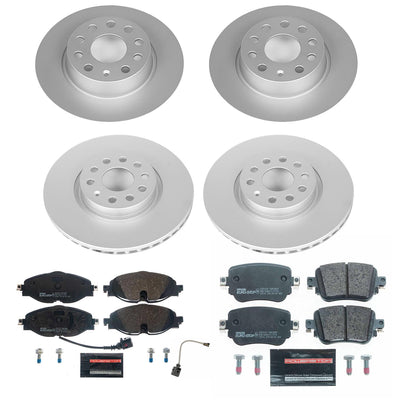 Power Stop 15-18 Volkswagen GTI Front & Rear Euro-Stop Brake Kit