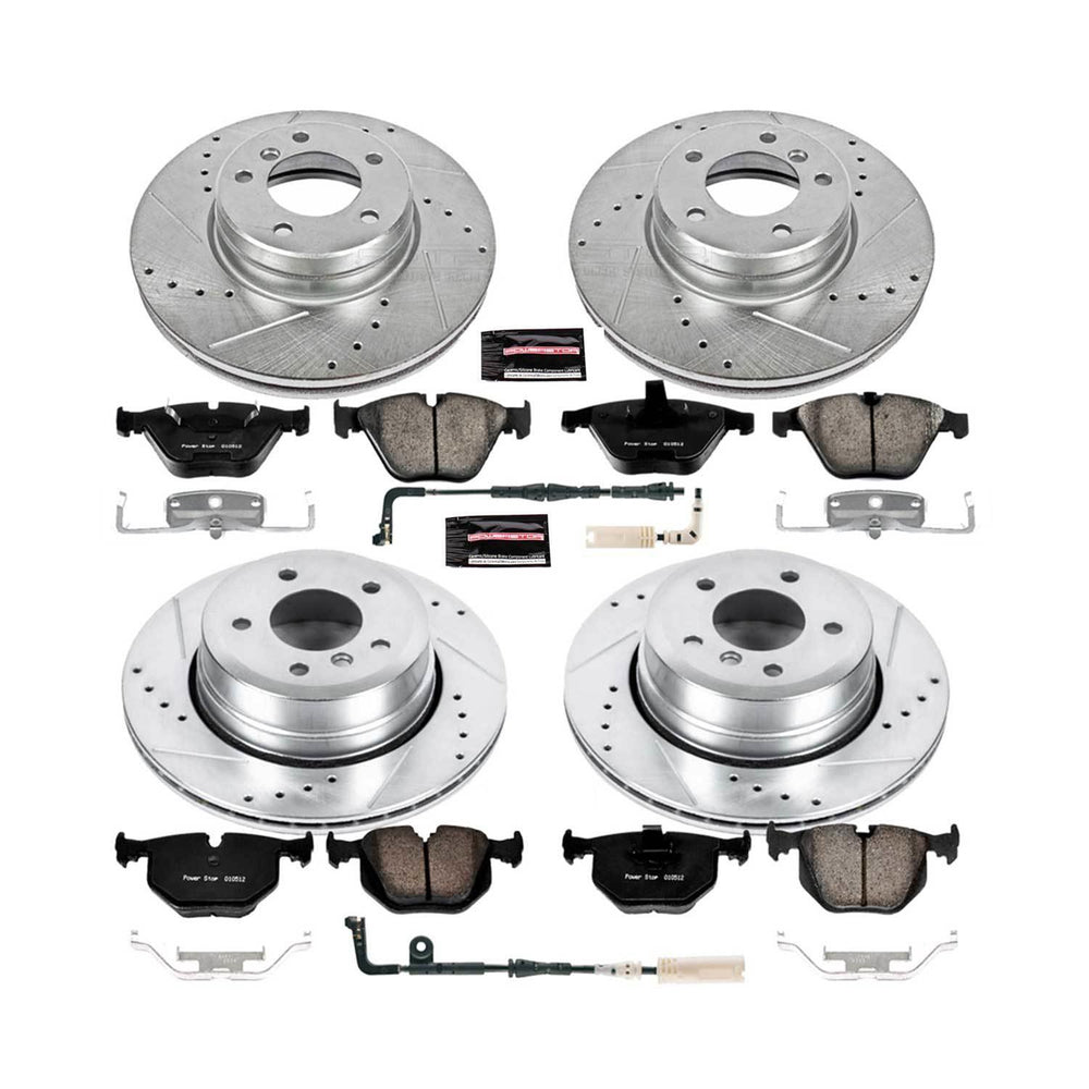 Power Stop 06-07 BMW 525xi Front & Rear Z23 Evolution Sport Brake Kit