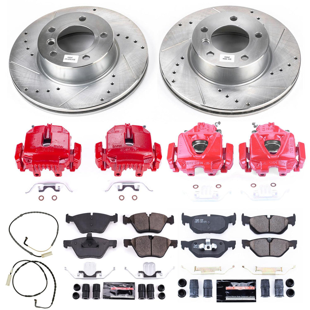Power Stop 2006 BMW 325xi Front & Rear Z23 Evolution Sport Brake Kit w/Calipers