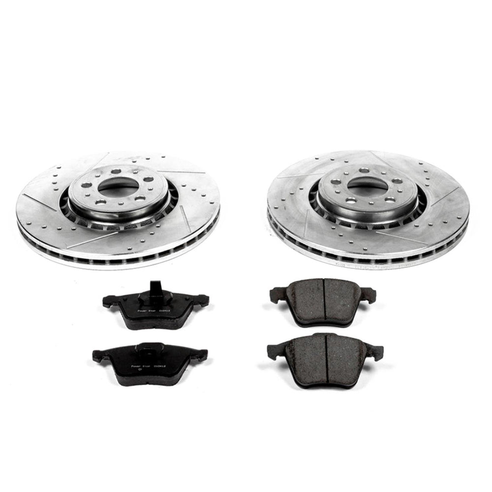 Power Stop 03-14 Volvo XC90 Front & Rear Z23 Evolution Sport Brake Kit